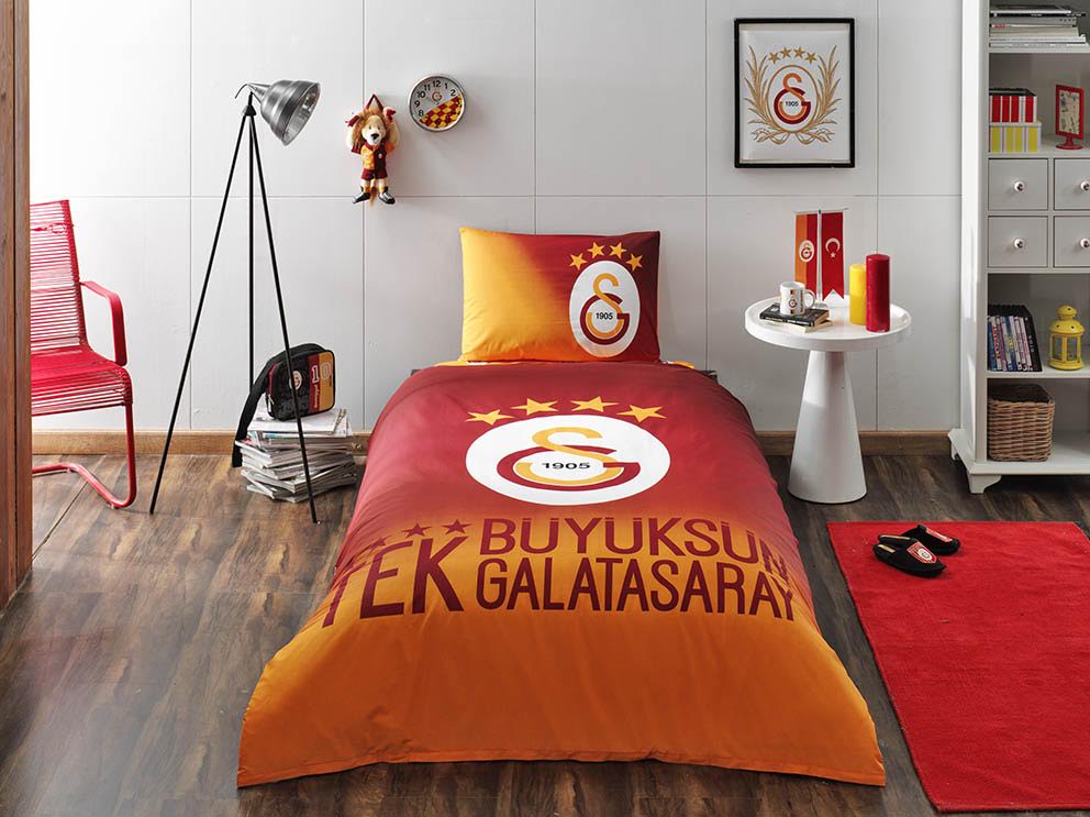 Galatasaray Yatak Örtüsü Taraftar Dünyası Galatasaray Taç Çıldırın